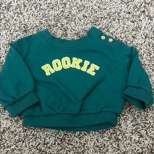 Cat & Jack Rookie Babg Green Sweatshirt